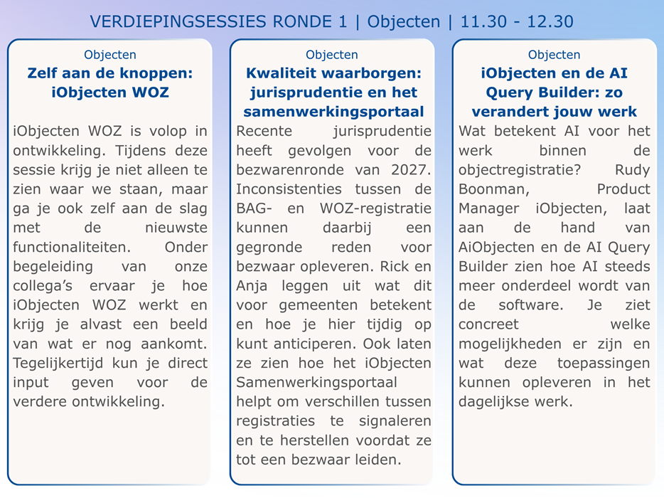 Zelf Aan De Knoppen Iobjecten WOZ Iobjecten WOZ Is Volop In Ontwikkeling. Tijdens Deze Sessie Krijg Je Niet Alleen Te Zien Waar We Staan, Maar Ga Je Ook Zelf Aan De Slag Met De Nieuwste Functional (4)