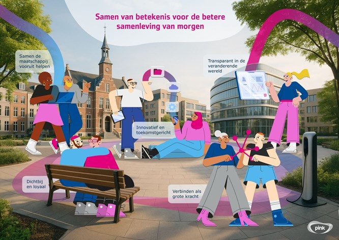 Visieplaat Zeg maar gewoon Pink